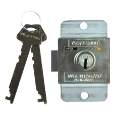 L&F 7 Lever Deadbolt Locker Lock 22mm ZL Keyed To Differ - Zinc Plated