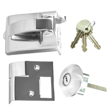 Ingersoll RA73 & SC73 Fire Escape Nightlatch 60mm  - Chrome Plated