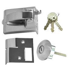 Ingersoll RA73 & SC73 Fire Escape Nightlatch 60mm  - Satin Chrome