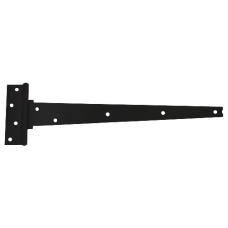 CROMPTON 909 Japaned Tee Hinge 375mm - Black