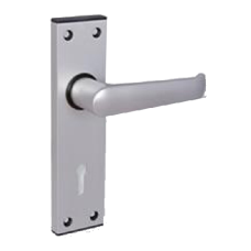 UNION 366 Ambassador Plate Mounted Lever Furniture Formerly Wellington Anodised Silver Lever Lock