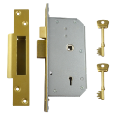 UNION C-Series 3K70 Detainer Sashlock 73mm Keyed To Differ Right Handed  - Polished Brass