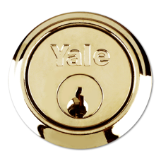 YALE 1109 Rim Cylinder  Keyed Alike  - Polished Brass