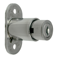 L&F 5861 Sliding Door Lock 26mm KD  - Chrome Plated