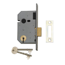 UNION 2137 3 Lever Deadlock 64mm MK RYNU - Satin Chrome