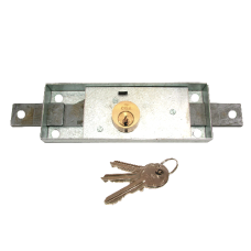 CISA 41320 Central Shutter Lock 155mm x 55mm Keyed To Differ - Polished Brass