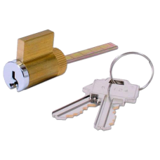 Weiser 8346 Patio Lock Cylinder  Keyed Alike Pair - Chrome Plated