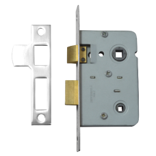 Legge 3751 Mortice Bathroom Lock 64mm  - Nickel Plated