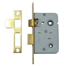 Legge 3751 Mortice Bathroom Lock 64mm  - Polished Brass