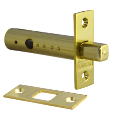 Banham R102 Door Security Bolt - Key 76mm  - Polished Brass