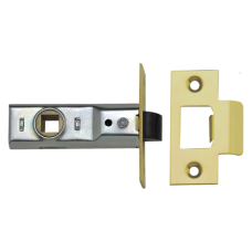 UNION 2648 Tubular Latch 75mm  - Polished Lacquered Brass
