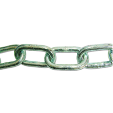 ENGLISH CHAIN Zinc Plated Welded Steel Chain 15m Chain 6.5mm Link Diameter ZP