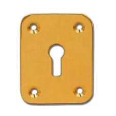 DORTREND 2151 Front Fix Escutcheon  - Polished Brass