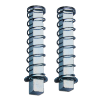 ASEC Pair Of Half Spindles For Split Spindle Applications 63mm & 60mm - Silver