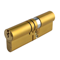 ASEC Kite Elite 3 Star Snap Resistant Double Euro Cylinder 90mm 55Ext/35 50/10/30 Keyed To Differ  - Satin Brass
