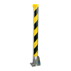 ASEC Round Removable 730mm High Parking Post  - Zinc Plated