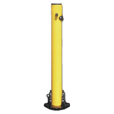 ASEC Yellow Fold Down 620mm High Parking Post