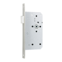 ASEC DIN Mortice Latch 60mm Square  - Stainless Steel