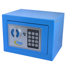 ASEC Compact Digital Safe H170 x W230 x D170mm - Blue