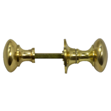 ASEC Rim Knob Set - 50mm  - Polished Brass