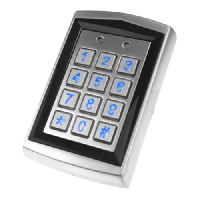 ASEC Proximity Reader & Keypad  - Silver