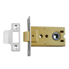 ASEC Flat Pattern Mortice Latch 64mm  - Nickel Plated