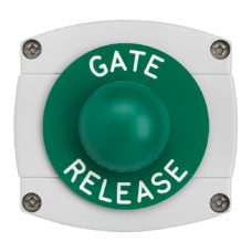 ASEC Surface Mounted Dome Button `Gate Release` - Grey