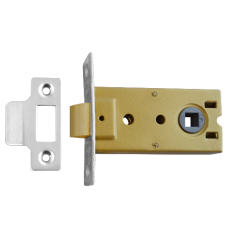 ASEC Flat Pattern Mortice Latch 76mm  - Nickel Plated