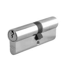 ASEC 5-Pin Euro Double Cylinder 70mm 30/40 25/10/35 Keyed To Differ  - Nickel Plated