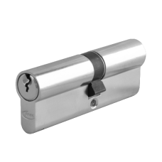 ASEC 5-Pin Euro Double Cylinder 85mm 35/50 30/10/45 Keyed To Differ  - Nickel Plated