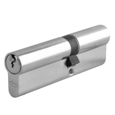 ASEC 5-Pin Euro Double Cylinder 105mm 45/60 40/10/55 Keyed To Differ  - Nickel Plated