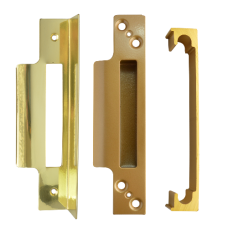 ASEC Rebate To Suit Asec Deadlocks 25mm  - Polished Brass