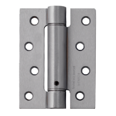 ASEC Spring Hinge - Pair  Polished - Chrome Plated