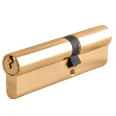 ASEC 6-Pin Euro Double Cylinder 120mm 75/45 70/10/40 Keyed To Differ  - Polished Brass