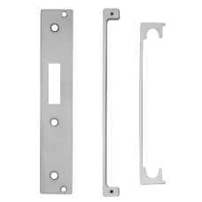 ASEC Rebate To Suit Asec Oval Deadcases 25mm  - Satin Chrome