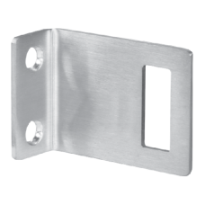ASEC Cubicle Angled Keep 20mm - Satin Stainless Steel