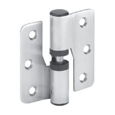 ASEC Cubicle 80mm Gravity Hinge 80mm Left Handed Pair - Satin Stainless Steel