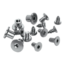 ASEC Cubicle Bolts, Nuts & Screws Kit Fixings To Suit 13mm Board - Stainless Steel
