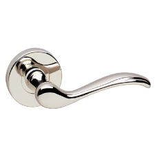 ASEC URBAN Washington Lever on Round Rose Door Furniture  - Polished Nickel