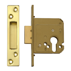 ASEC Euro Deadcase 64mm  - Polished Brass
