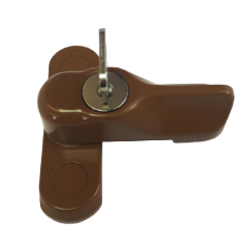 ASEC Locking Sash Stopper for Timber & GRP Doors / Windows  - Oak