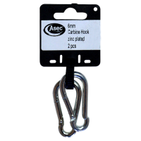 ASEC Steel Carbine Hooks 6mm - Zinc Plated