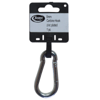 ASEC Steel Carbine Hooks 8mm - Zinc Plated