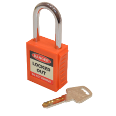 ASEC Safety Lockout Tagout Padlock  - Orange