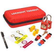 ASEC Electrical Lockout Tagout Kit Electrical Lockout Kit - Red
