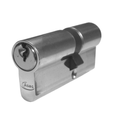 ASEC 5-Pin Euro Double Cylinder 60mm 30/30 25/10/25 Keyed To Differ  - Nickel Plated