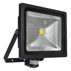 ASEC LED PIR Floodlight 50W - Black