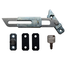 ASEC Concealed Locking Extended Restrictor Kit Left Hand - Silver