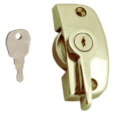 ASEC Window Pivot Lock  Locking Without Keep - Gold
