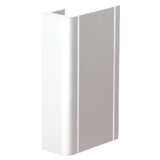 ASEC Pair Of Aluminium Push Pad Handles  - White